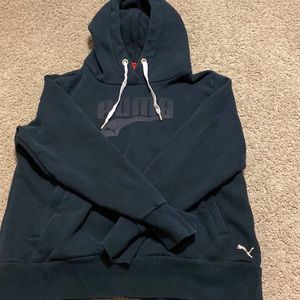 Black puma hoodie